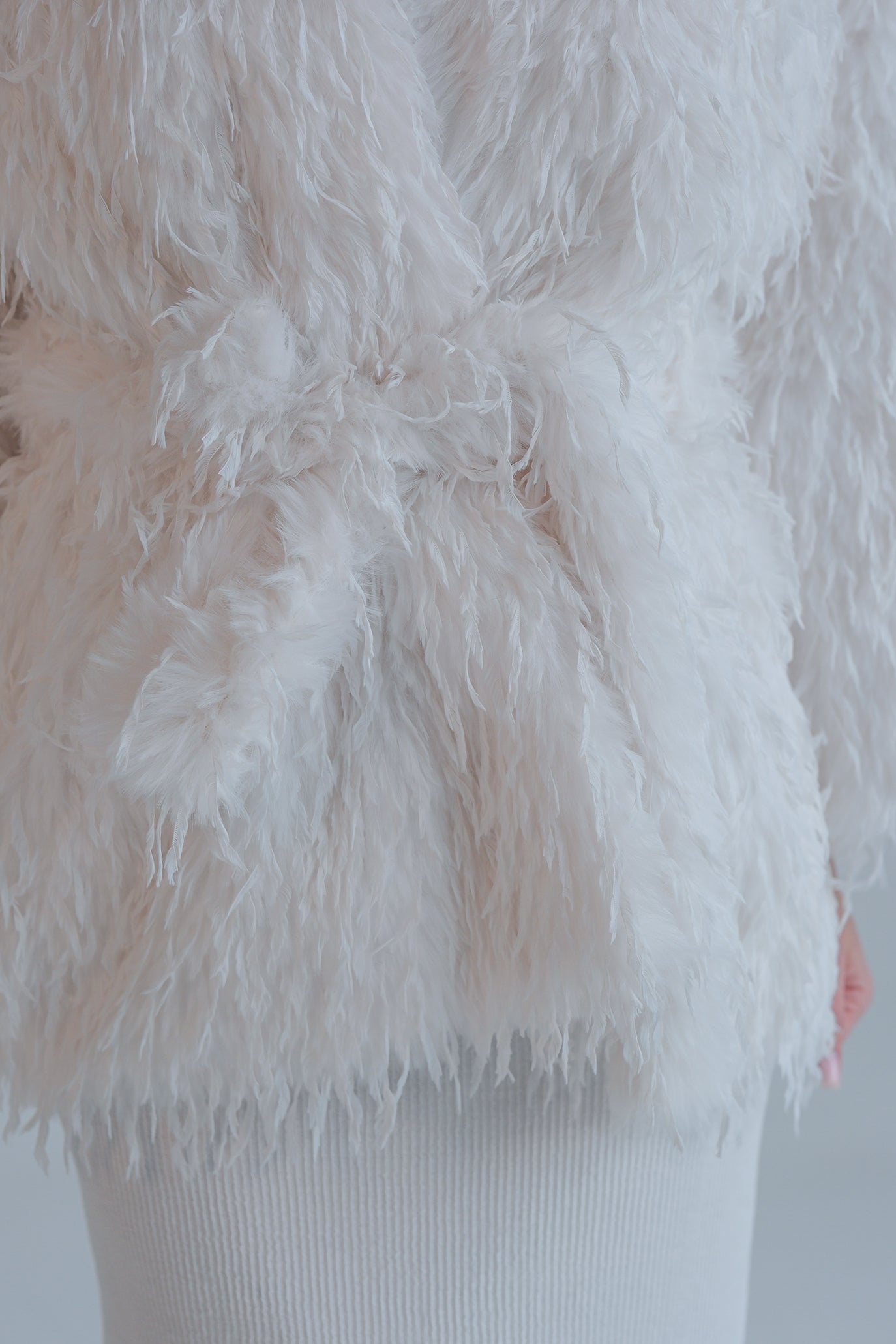 Жилетка / палто в бяло: Regina