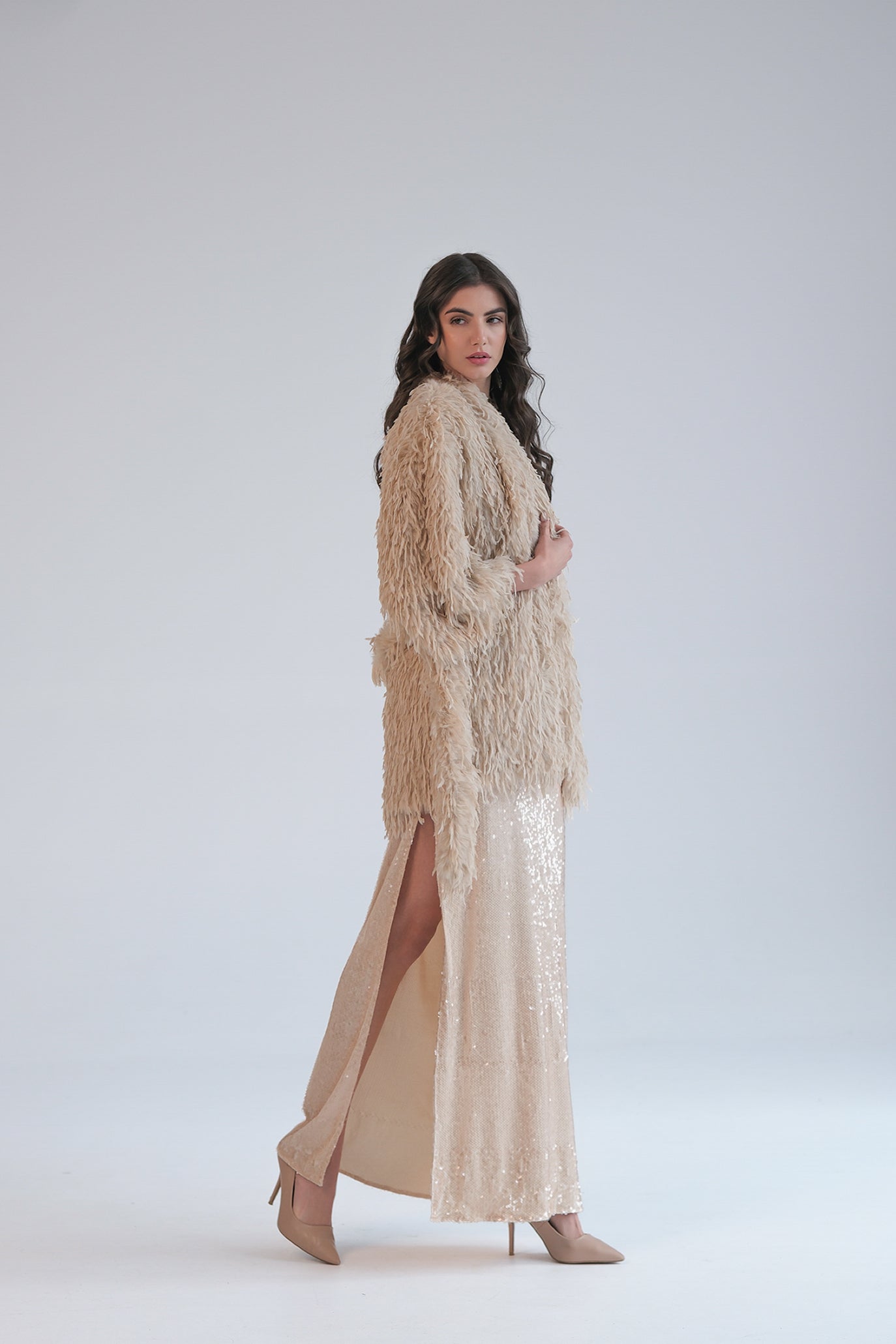 Жилетка / палто в бежово: Regina