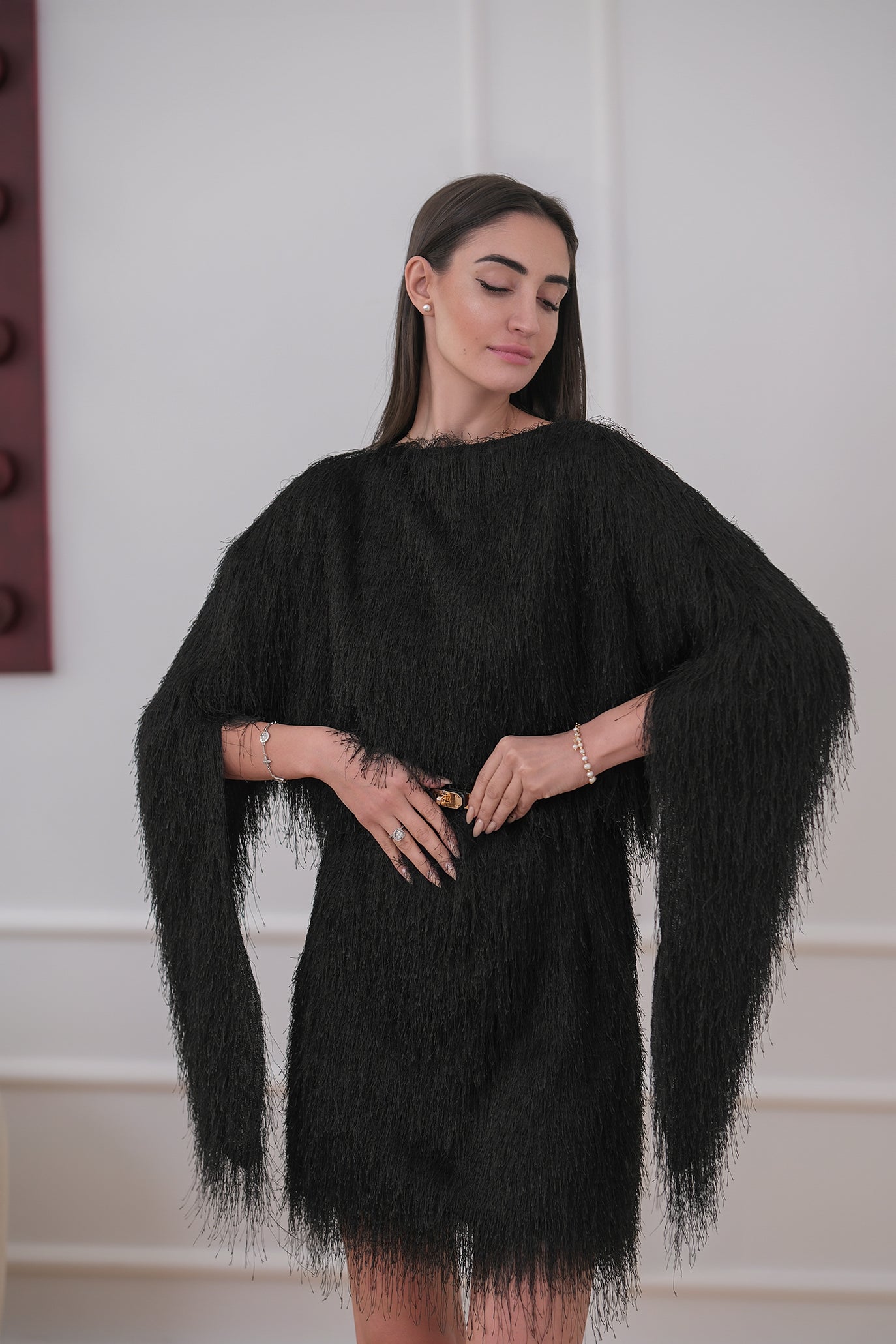 Рокля с ресни в черно: Eveline