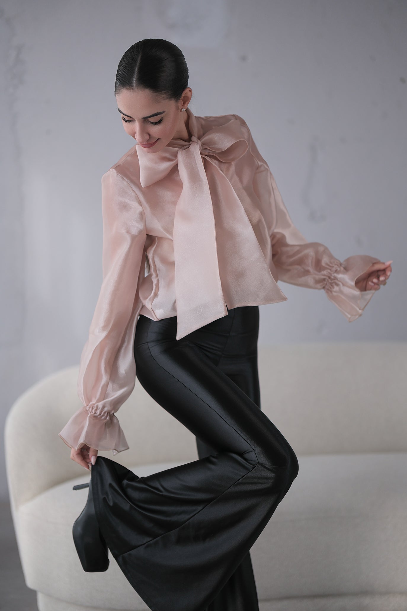 Клин с металически ефект в черно: Luster