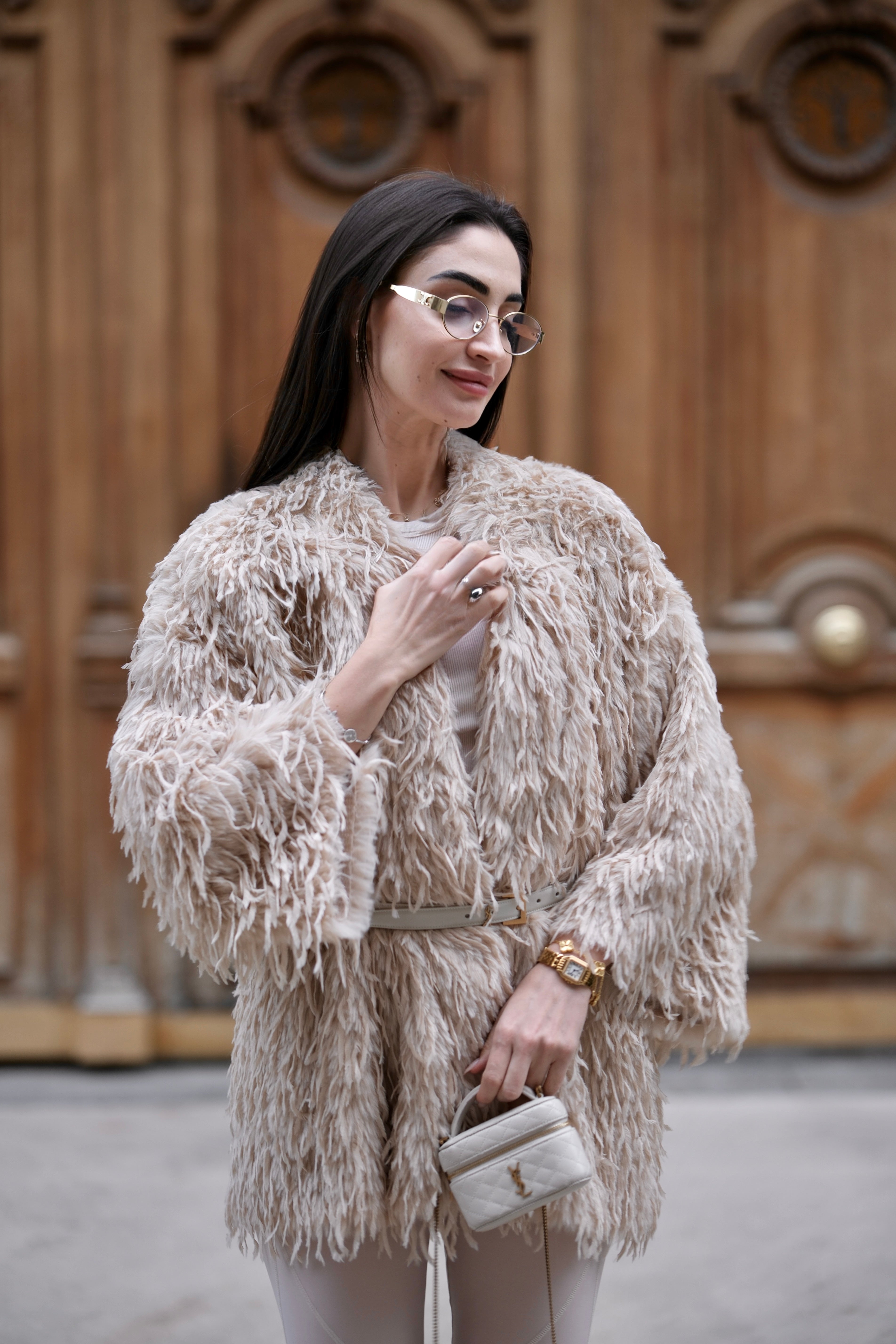 Жилетка / палто в бежово: Regina