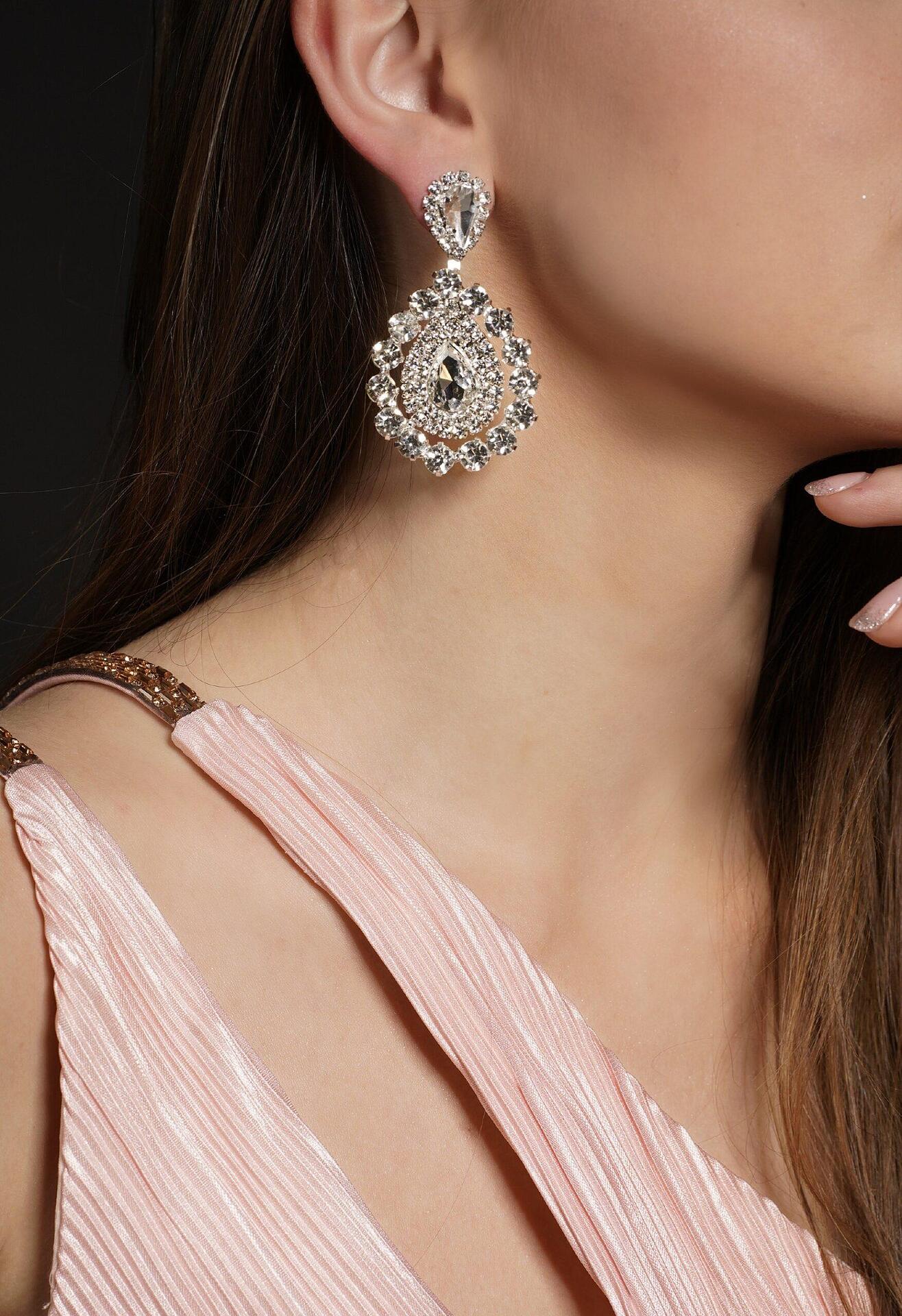 Обеци: Earrings with Crystals