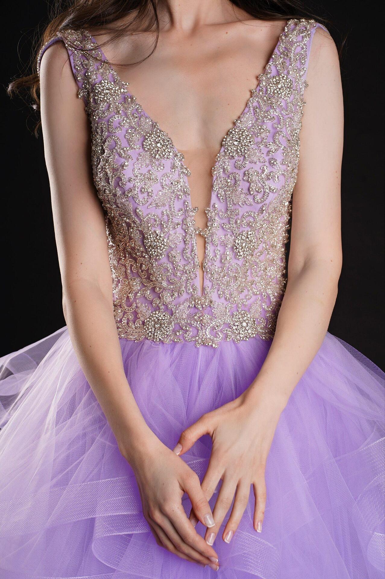 Рокля: Purple Magic Dress